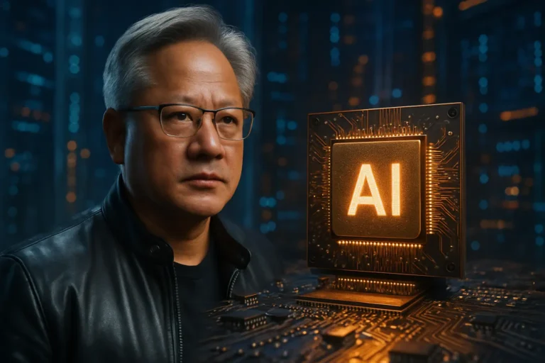 Jensen Huang, afirma que china esta a nano segundos de la creación de chips para IA