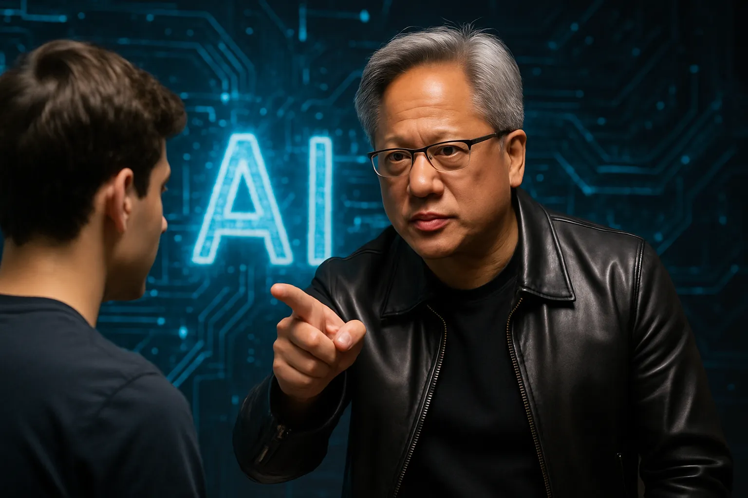 Jensen Huang avisa a los más jóvenes lo primero que aprendería sería IA