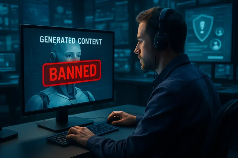 La inquietante realidad detrás de la moderación de contenido generado por la IA
