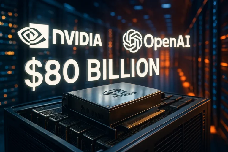 NVidia invertirá en OpenAI 80000 millones para construir centros de datos con sus chips