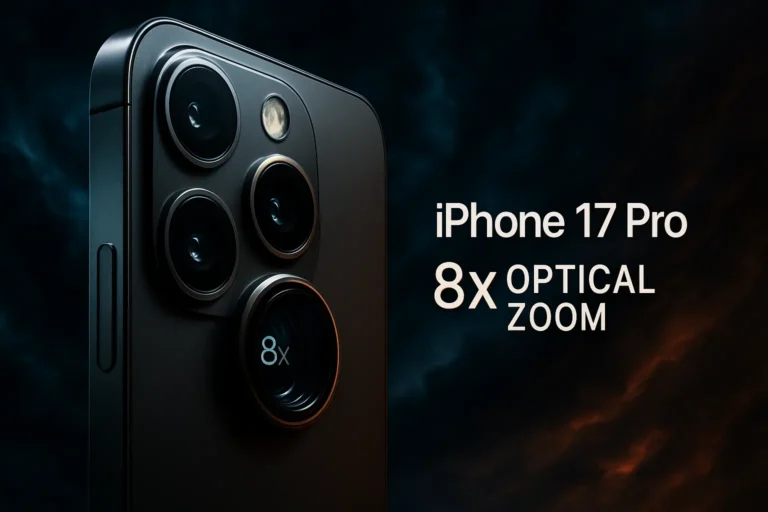 Nuevo zoom optico X8 iPhone 17 PRO