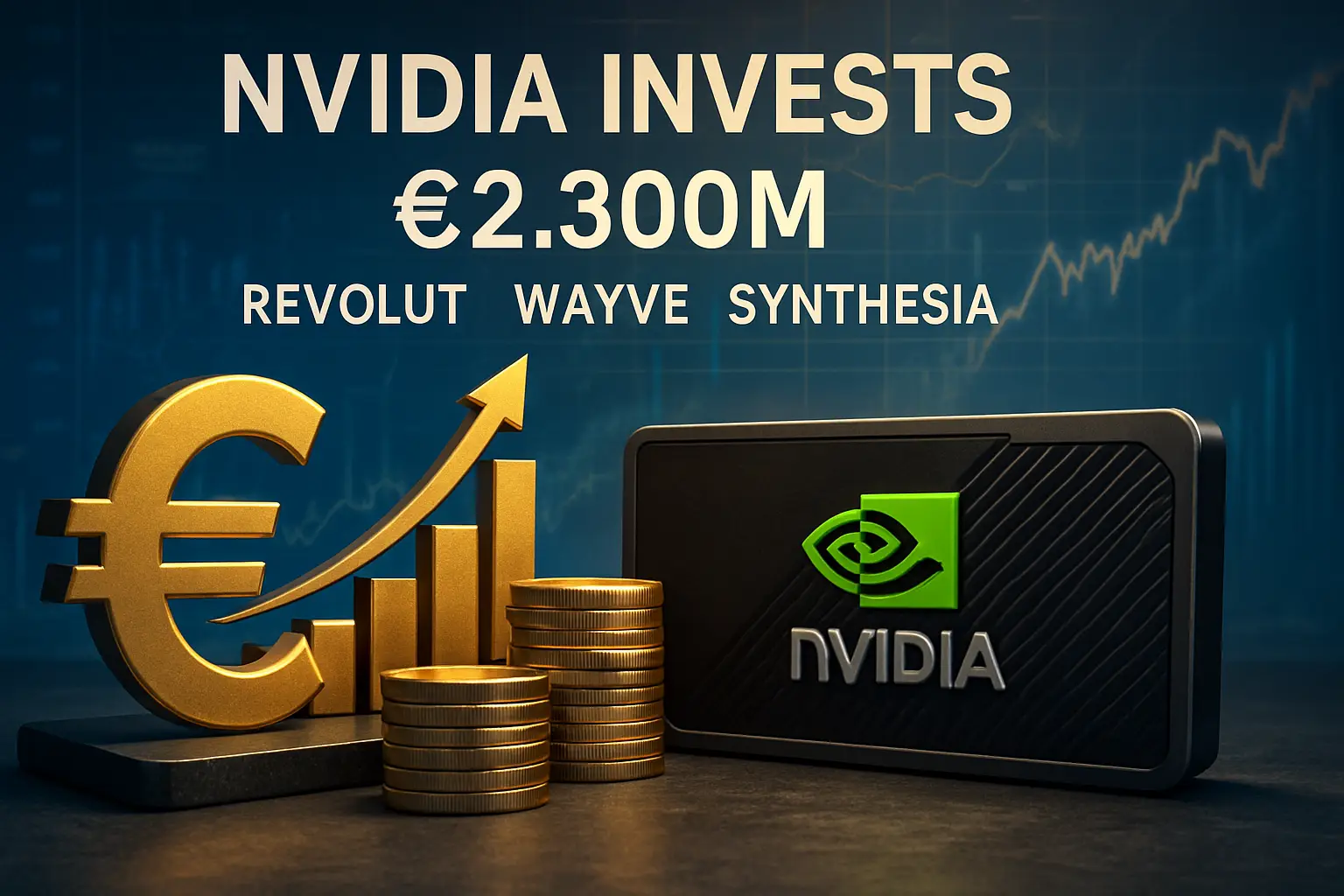 Nvidia invertirá 2.300 M en Revolut, Wayve o Synthesia