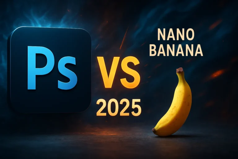 Photoshop VS Nano Banana, que elegir en 2025