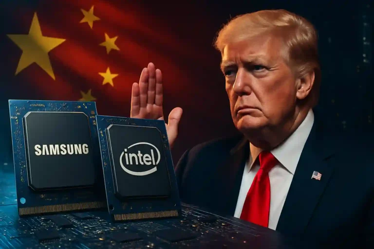Samsung e Intel no podrán fabricar con tecnología estadounidense en China, Trump lo impone