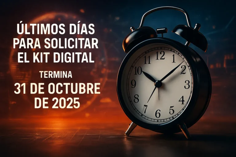 Últimos días para solicitar el Kit Digital, termina el 31 de Octubre de 2025