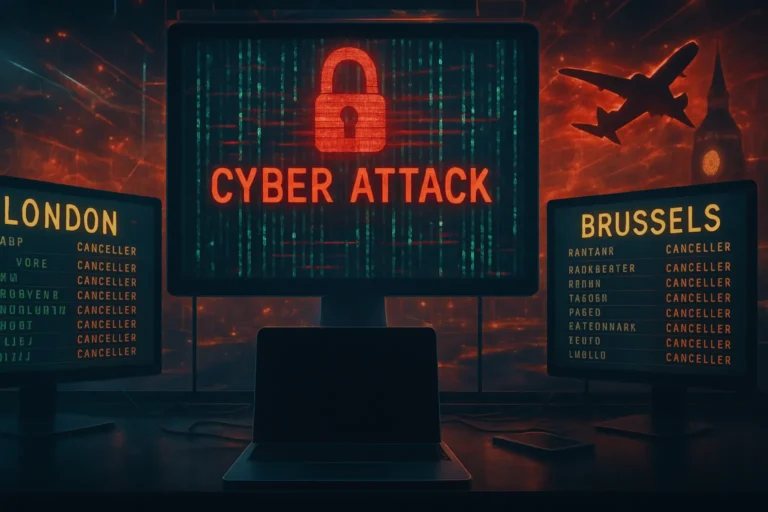 Un ciber ataque colapsa los aeropuertos de Londres y Bruselas