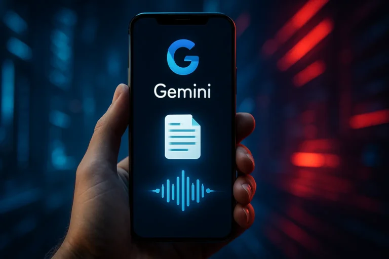 Usa Gemini para resumir de texto a audio desde tu móvil