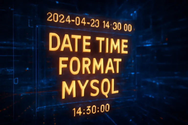 date time format mysql