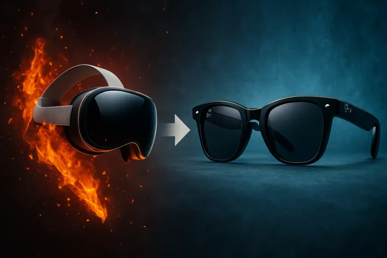 Apple abandona el concepto Vision Pro para pasar al concepto Meta Rayban
