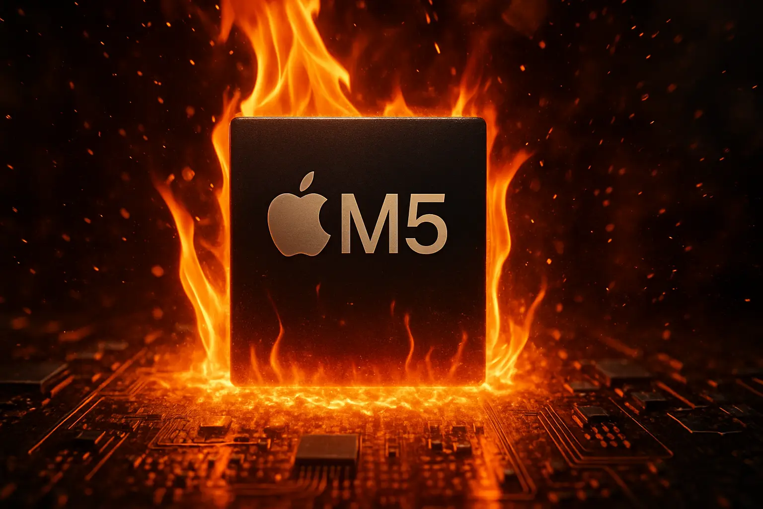 El chip Apple M5 alcanza temperaturas extremas 103 grados