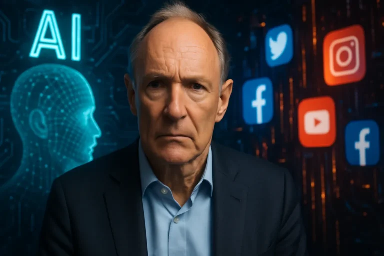 El creador de internet, Tim Berners-Lee dice que estamos en el camino equivocado con la IA y podemos tener el mismo error que con las redes sociales