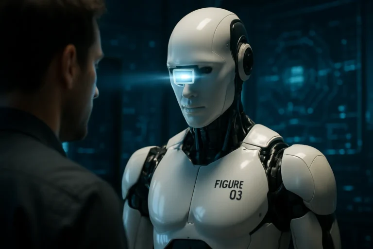 Figure 03 el robot humanoide que aprende de ti por su sistema de visión