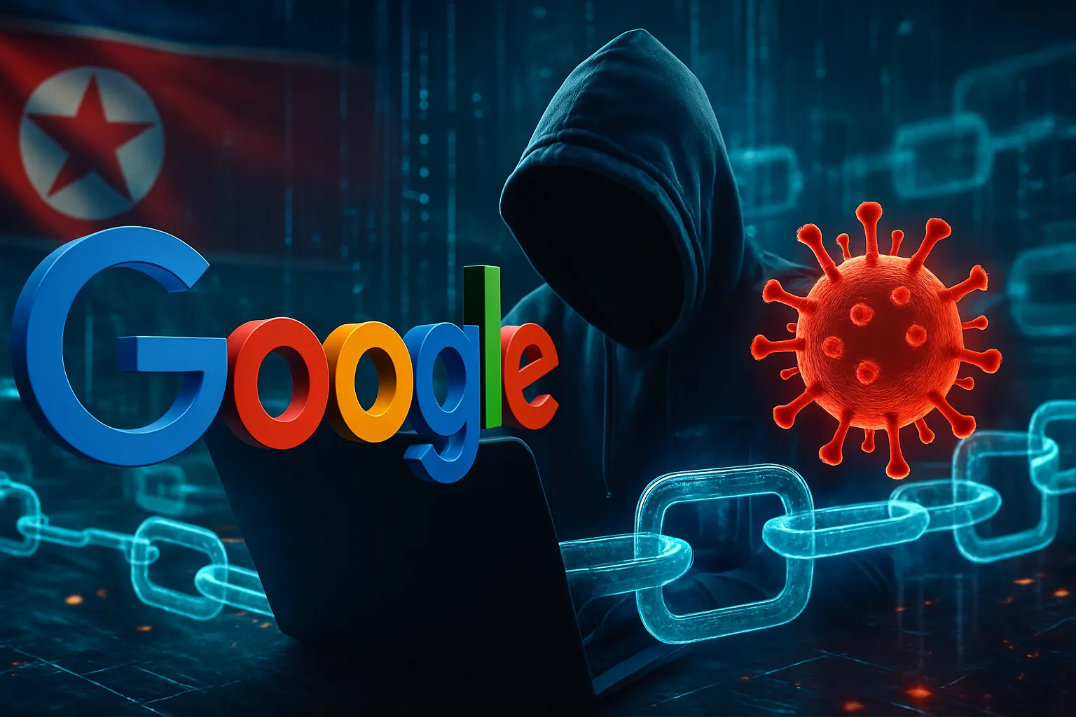 Google asegura que hackers norcoreanos están filtrando virus en blockchains