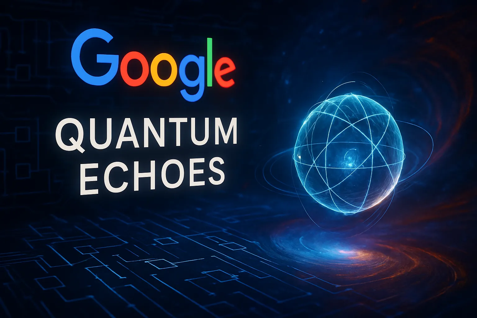 Google presenta Quantum Echoes un nuevo algoritmo cuántico.