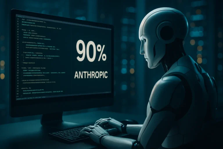 La IA escribe el 90% del código de Anthropic
