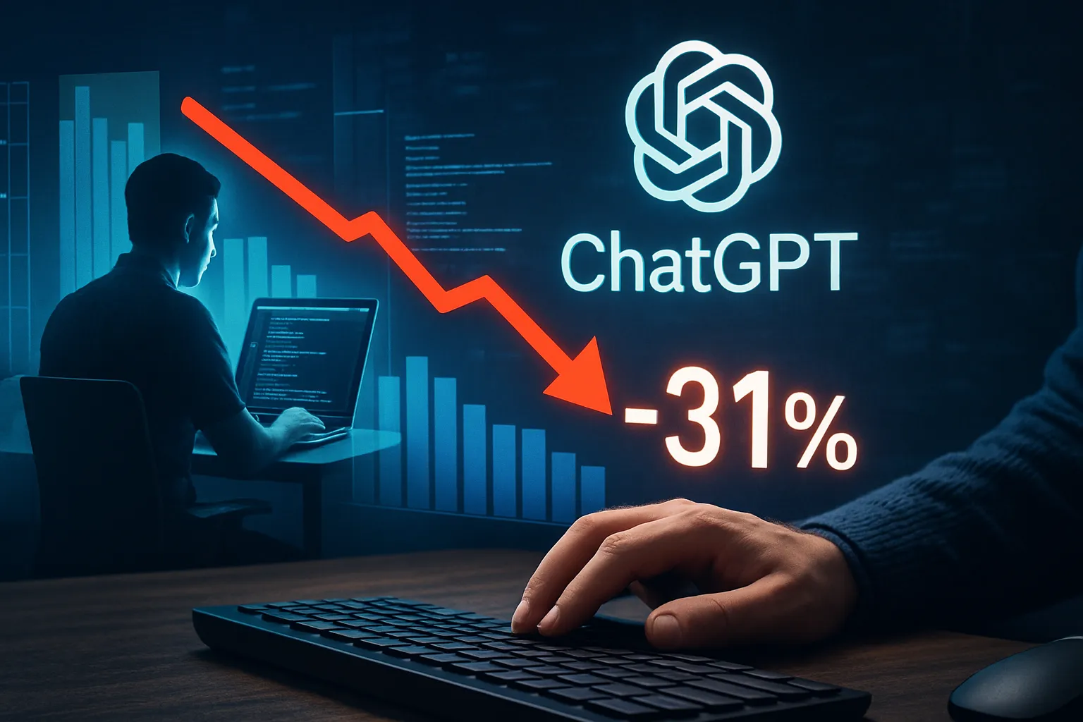 La contratación de programadores cae un 31% desde la llegada de ChatGPT