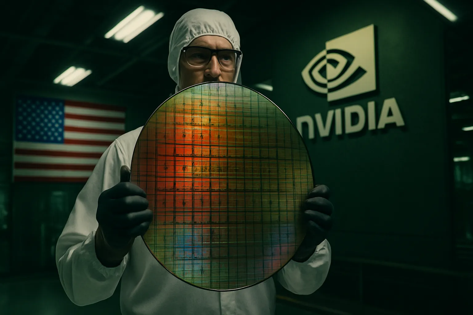 NVIDIA ya fabrica en EEUU y presenta su primera oblea Blackwell producida en Arizona