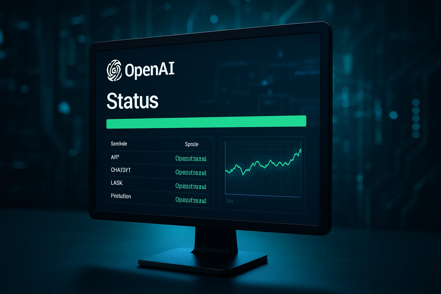 OpenAI lanza un panel de estado para monitorizar el servicio en tiempo real