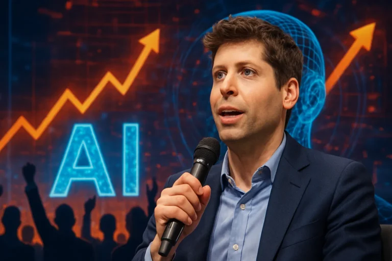 Sam Altman dice que los inversores están muy entusiasmados con la IA