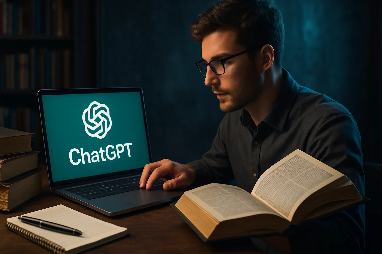 Según Harvard la mayoría de personas usa ChatGPT para aprender y no para copiar.