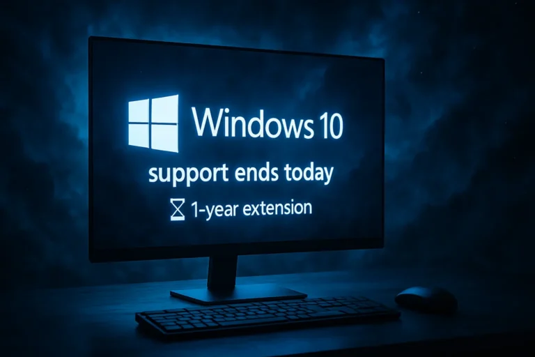 Windows 10 pierde hoy el soporte oficial, aunque puedes extenderlo 1 año.