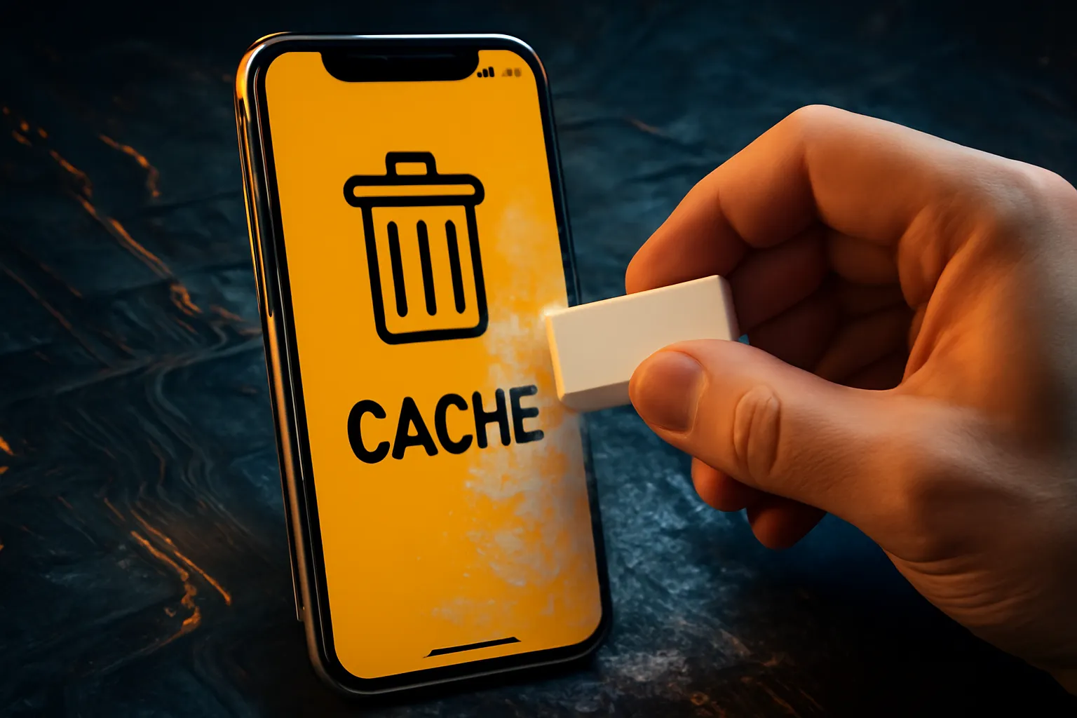 borrar memoria cache iphone