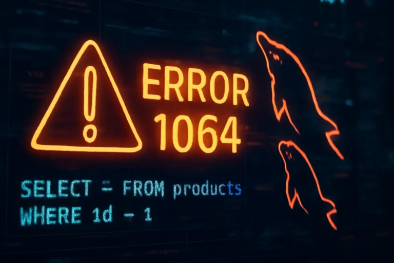 error 1064 mysql