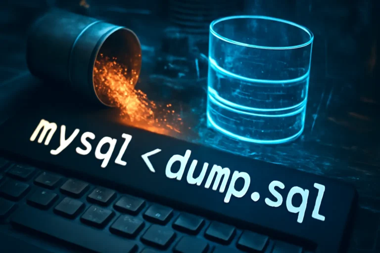 mysql from dump