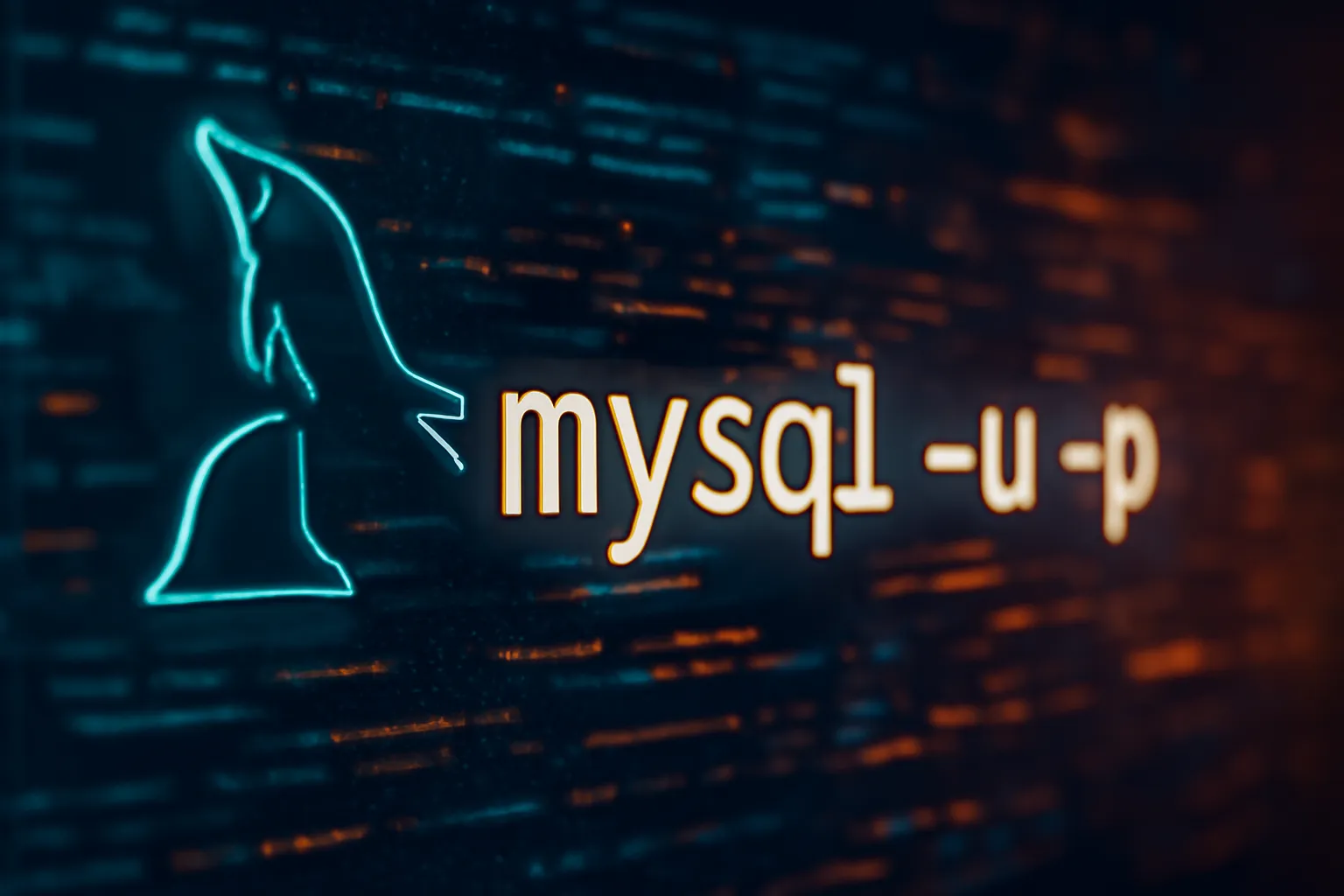 mysql -u -p