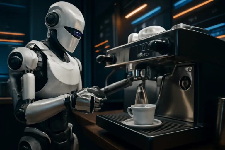 ¿Qué es un robot barista?