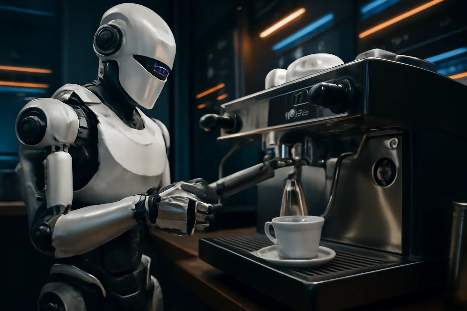 ¿Qué es un robot barista?