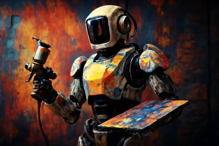 ¿Qué es un robot pintor?