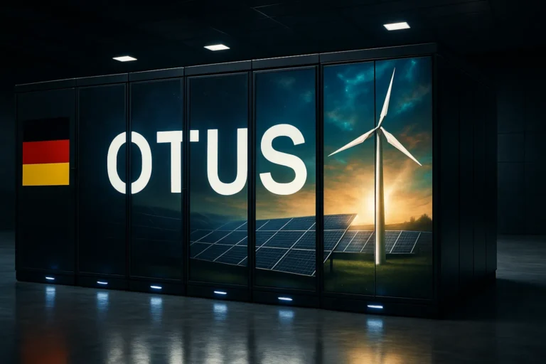 Alemania inaugura Otus, la supercomputadora alimentada por energía renovable.