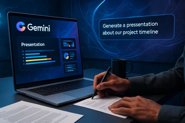 Cómo crear presentaciones con Gemini desde un documento y con un prompt