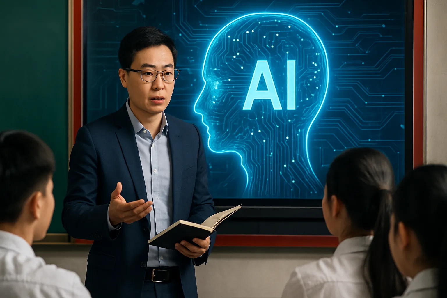 En china, las clases sobre inteligencia artificial serán obligatorias.