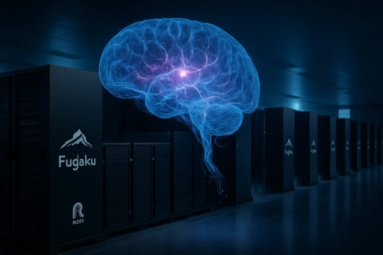 Fugaku la supercomputadora que ha simulado el cerebro ed un ratón con 26.000 millones de sinapsis