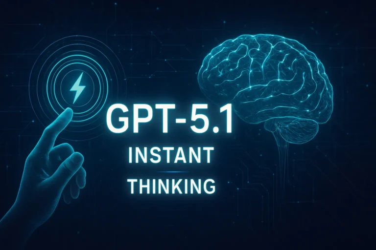 GTP 5.1 cómo usar Instant y Thinking