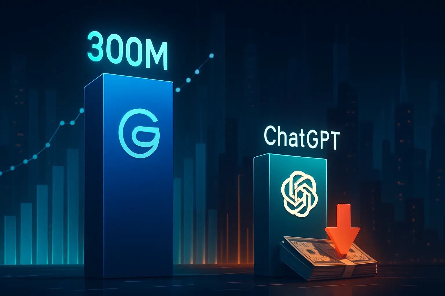 Gemini supera los 300 millones de suscripciones mientras ChatGPT pierde dinero con cada suscripción