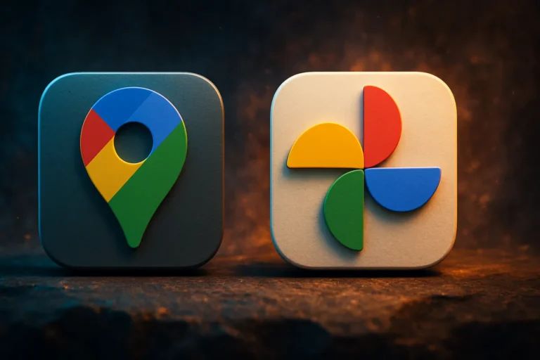 Nuevos iconos para Google Maps y Google Fotos