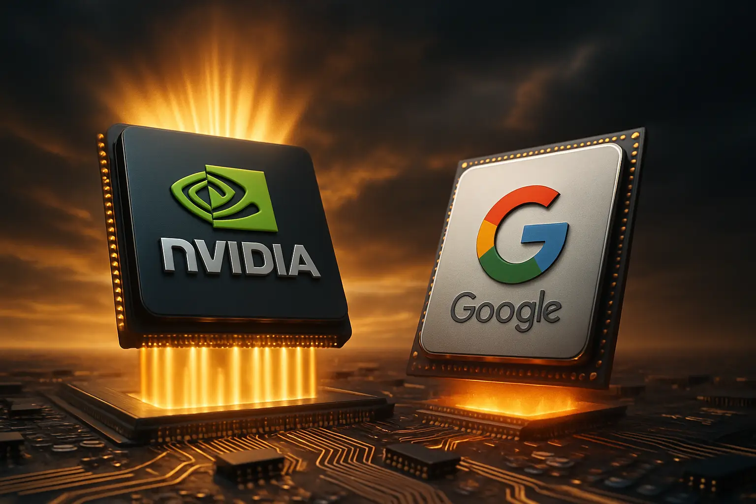 Nvidia era la empresa más valiosa del mundo, hasta que google se puso a hacer Chips