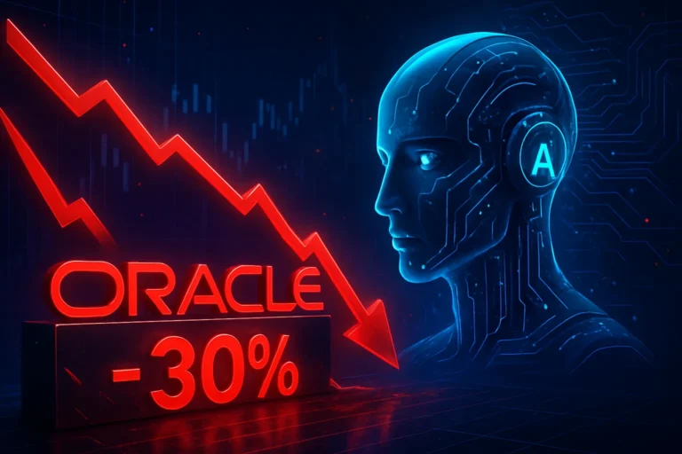 Oracle cae un 30% en bolsa tras apostarlo todo por la IA.