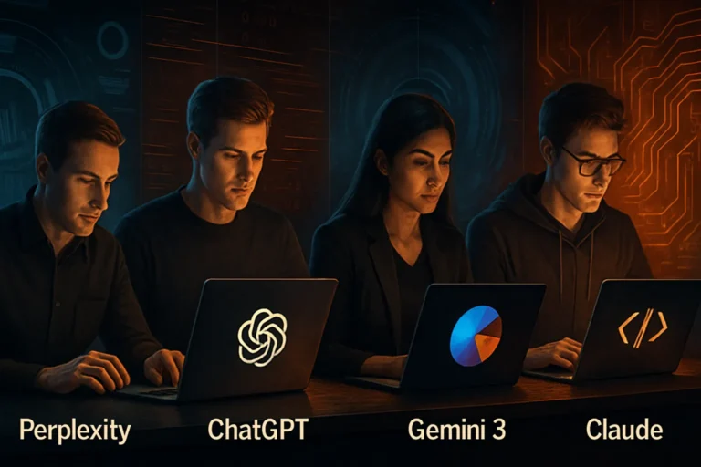 Perplexity investiga mejor, ChatGPT escribe mejor, Gemini 3 piensa mejor y Claude programa mejor