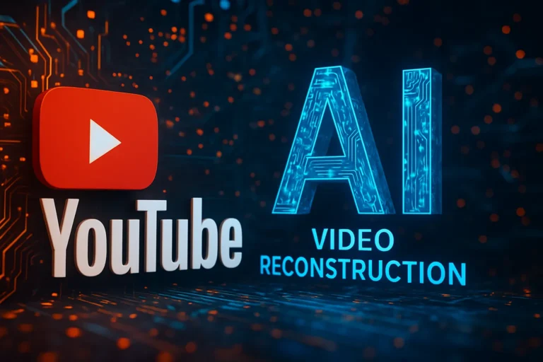 YouTube se prepara para lanzar el mayor sistema de reconstrucción de vídeo jamás creado… y la inteligencia artificial será la base del proyecto