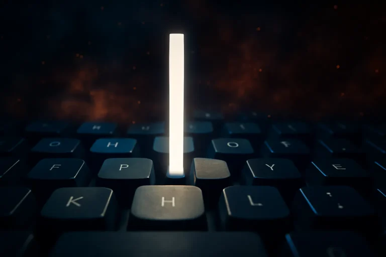 barra vertical teclado