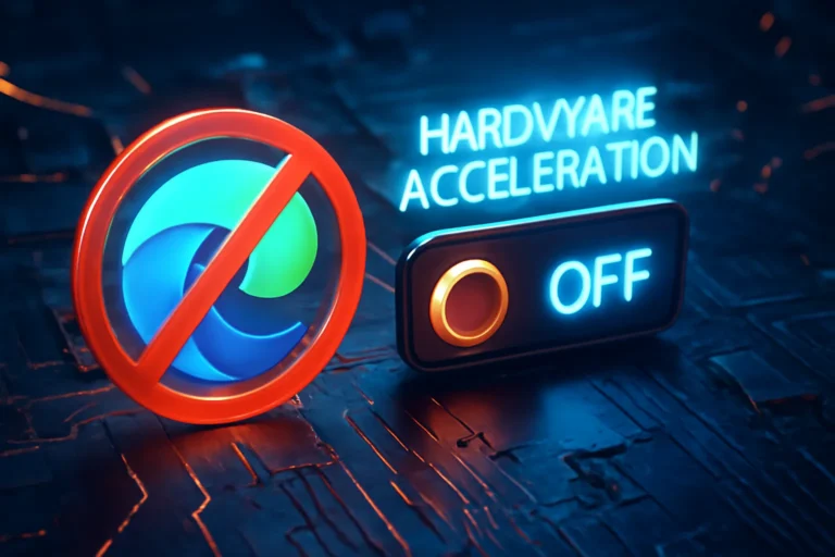 disable hardware acceleration edge