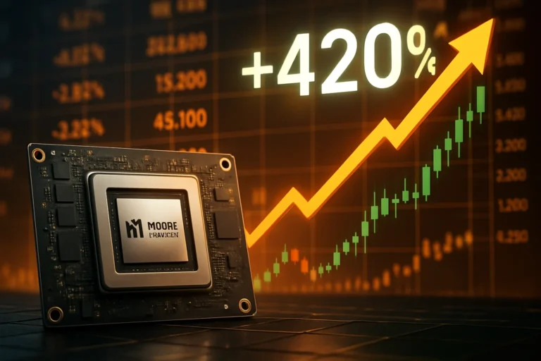 El rival chino de Nvidia Moore Threads, se lanza a bolsa con más 420%