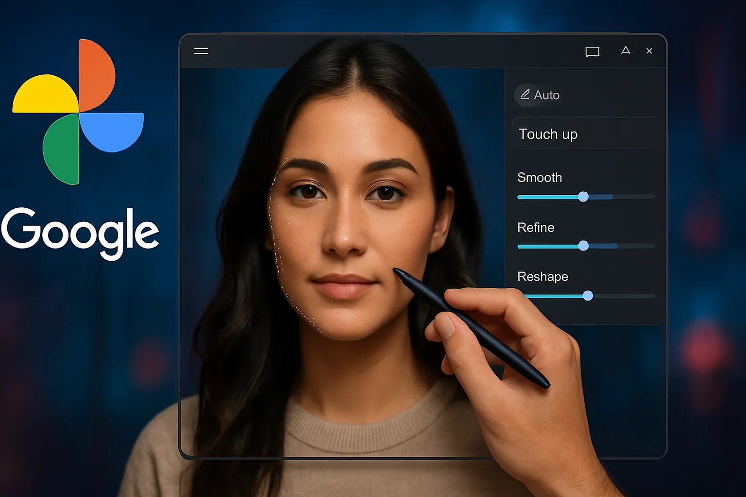 Google Fotos estrena Touch Up, edita rostros como un profesional