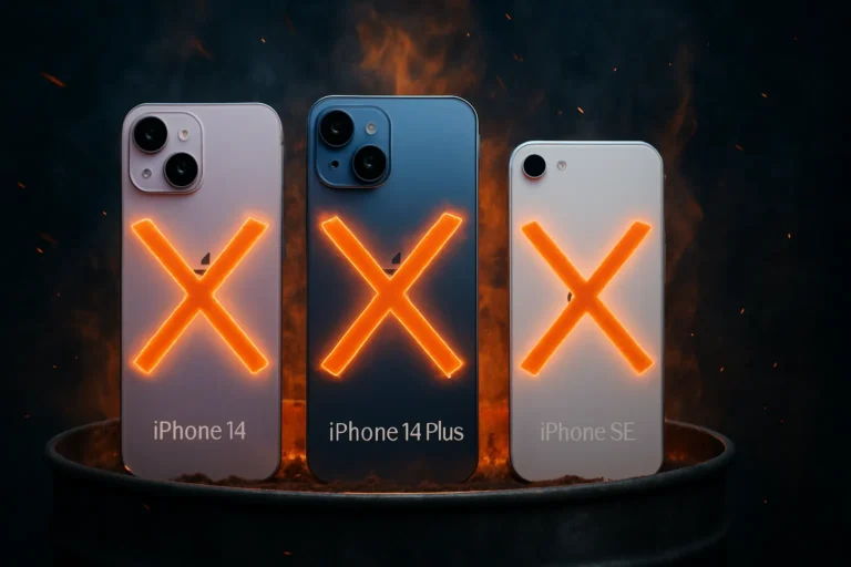 Iphone deja de fabricar 3 modelos, 14, 14 plus y Iphone SE