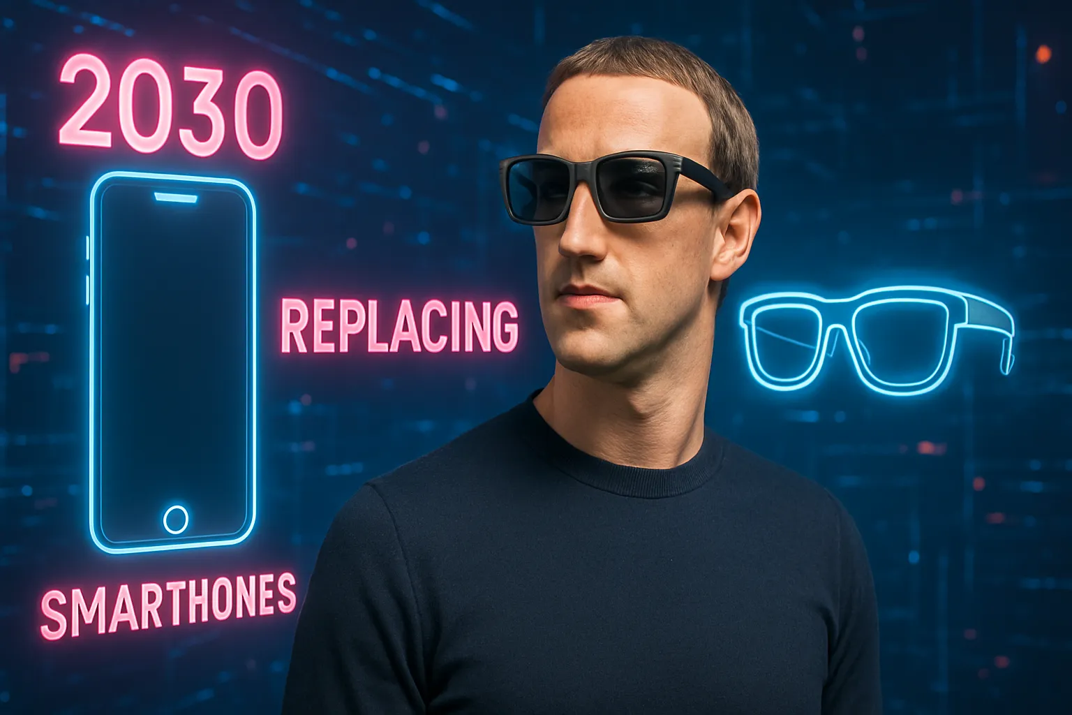 Mark Zuckerberg tiene claro que antes de 2030 las gafas de realidad aumentada reemplazarán a los smartphones