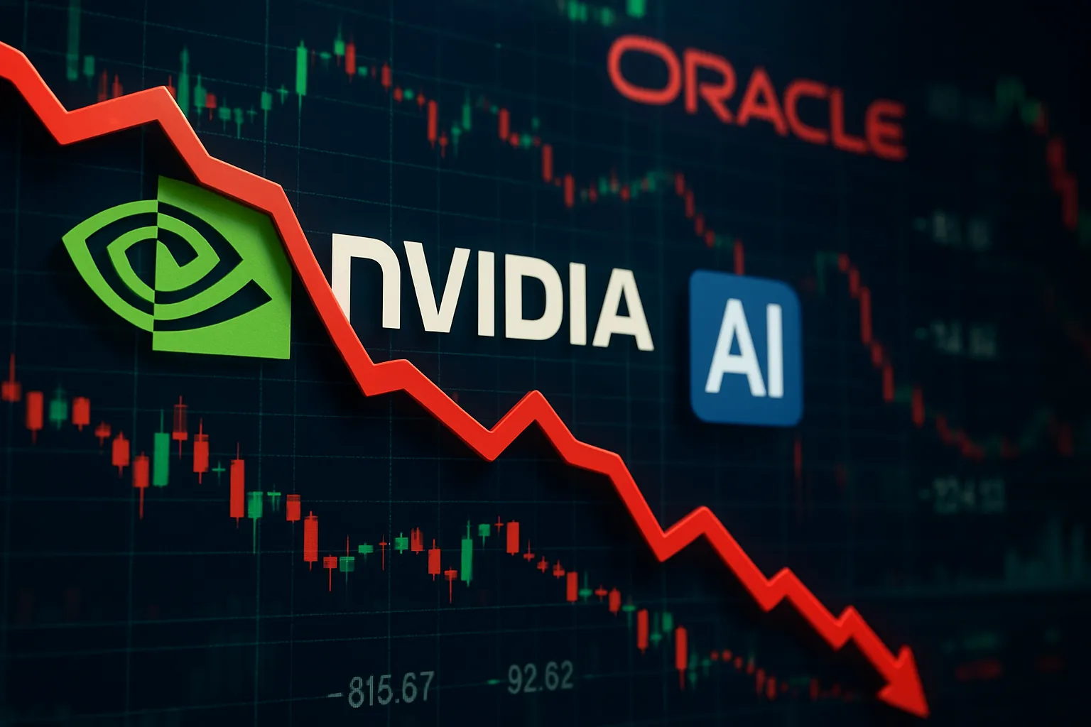 Nvidia y la IA caen en bolsa por los bajos resultados de Oracle